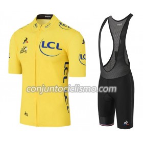 Conjunto Maillot + Culotte Corto con tirantes 2017 Tour De France N002